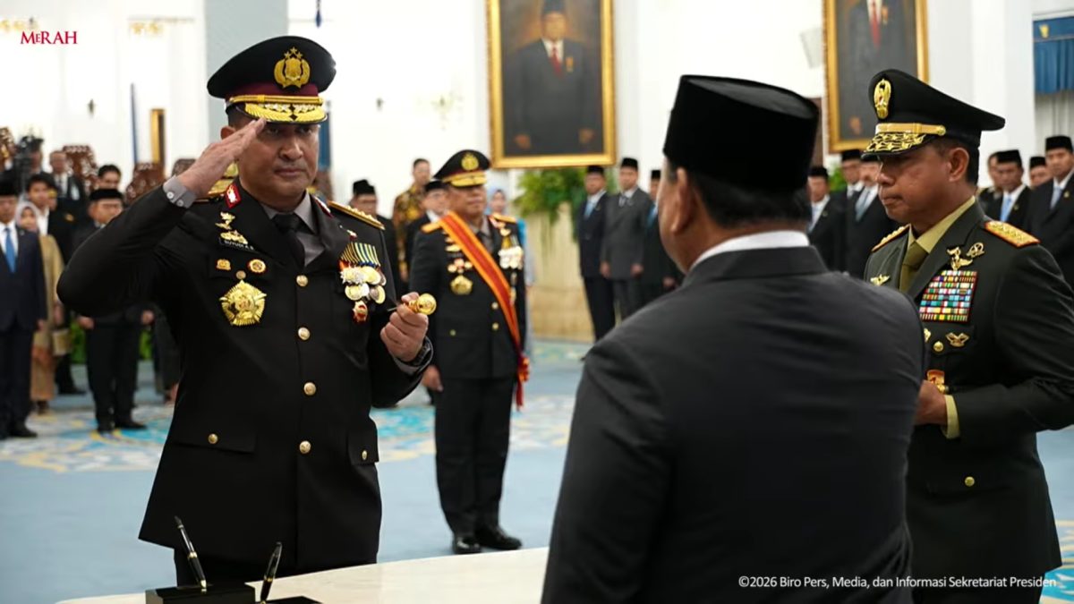 Presiden Prabowo Resmi Lantik Suyudi Ario Seto sebagai Kapolri, Tongkat Komando Polri Beralih